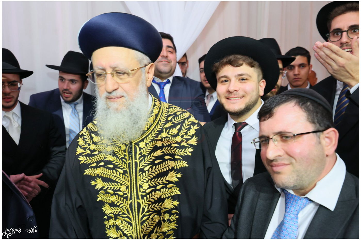 חתונת בת הגאון הרב יגאל כהן עם בן הגאון הרב אליהו שטרית