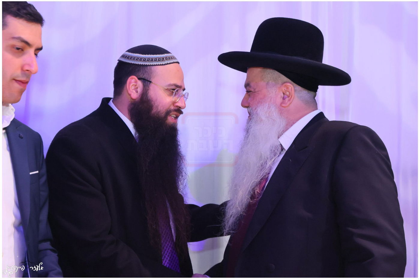 חתונת בת הגאון הרב יגאל כהן עם בן הגאון הרב אליהו שטרית