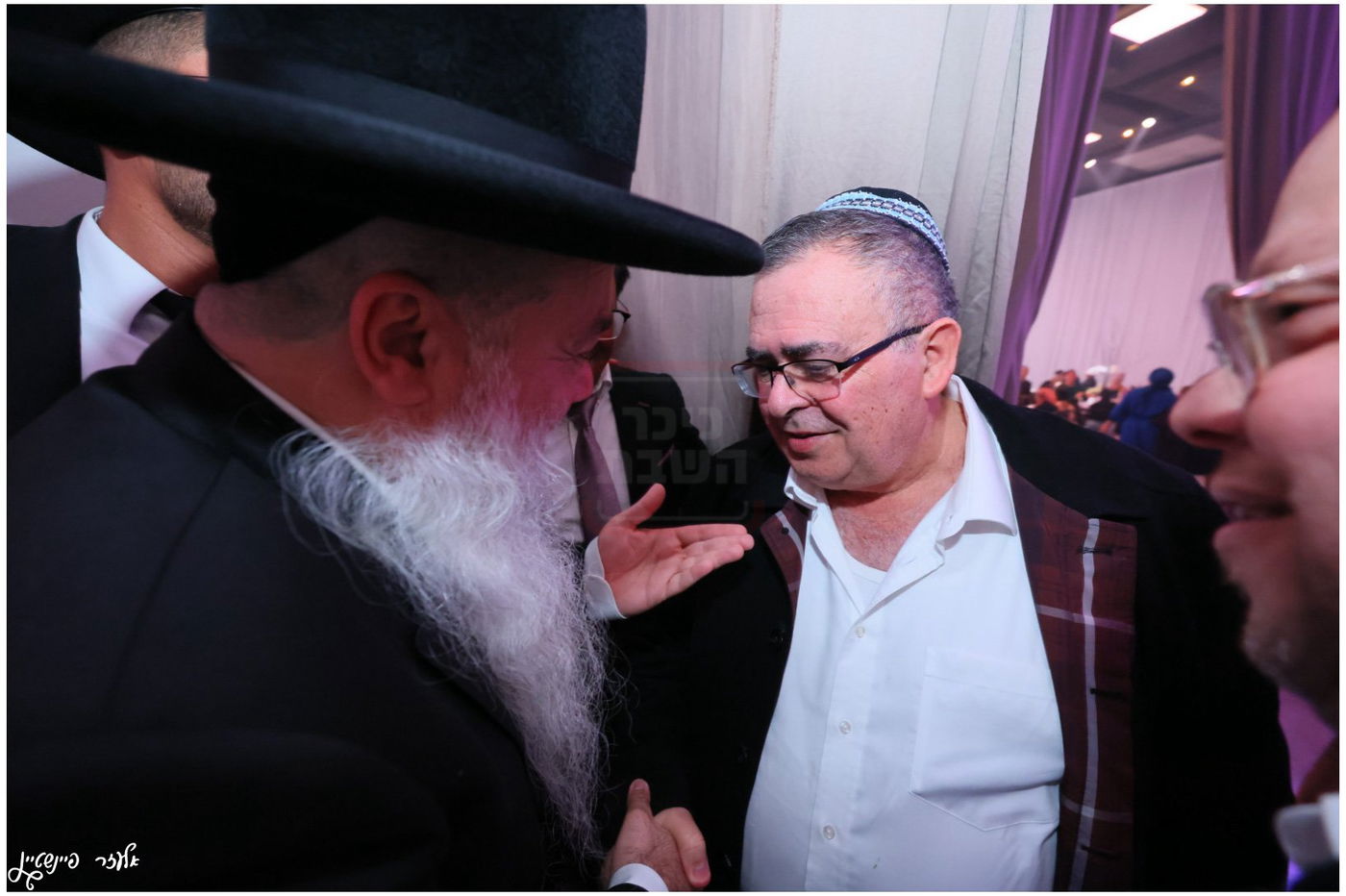 חתונת בת הגאון הרב יגאל כהן עם בן הגאון הרב אליהו שטרית