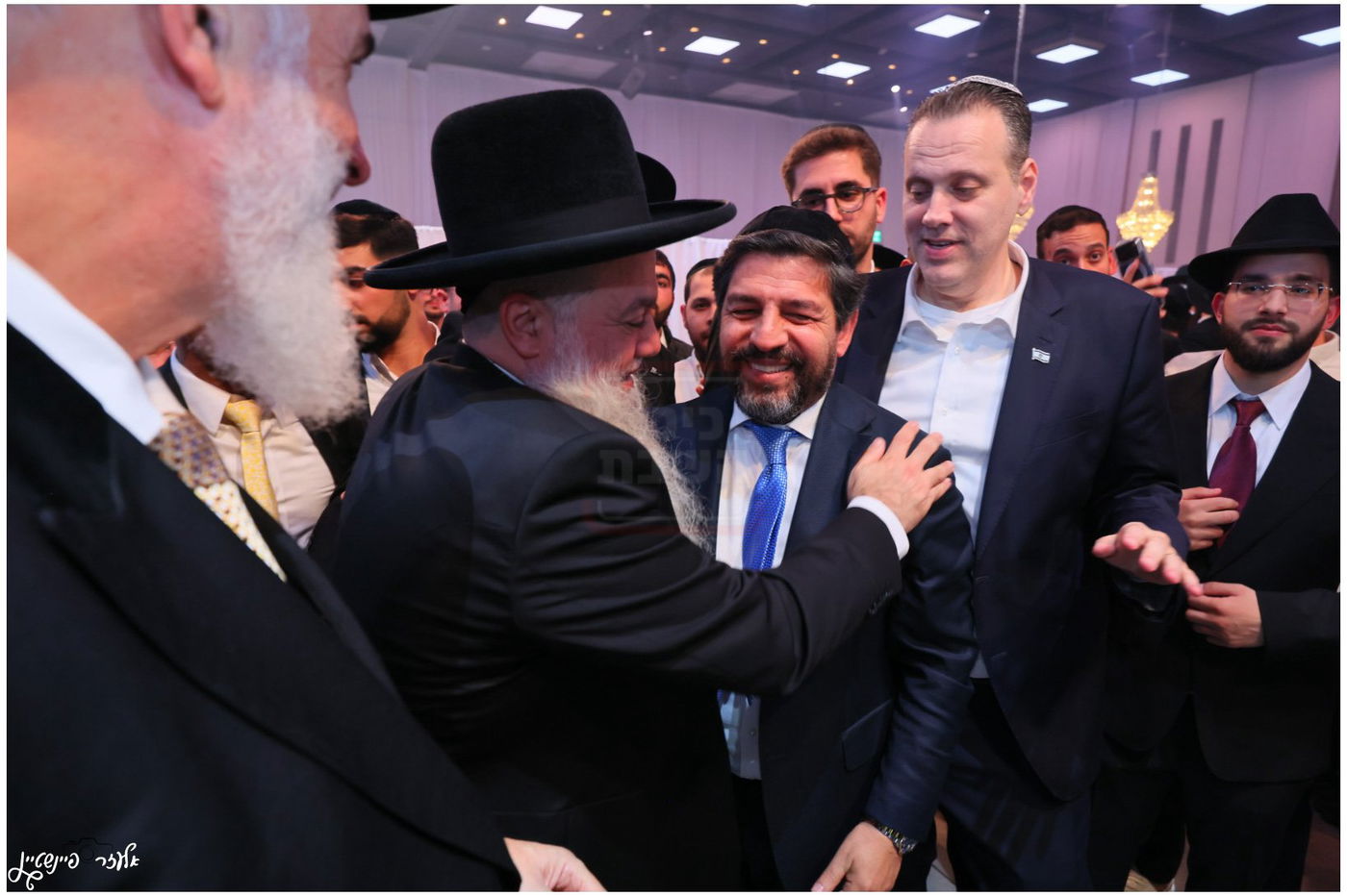 חתונת בת הגאון הרב יגאל כהן עם בן הגאון הרב אליהו שטרית