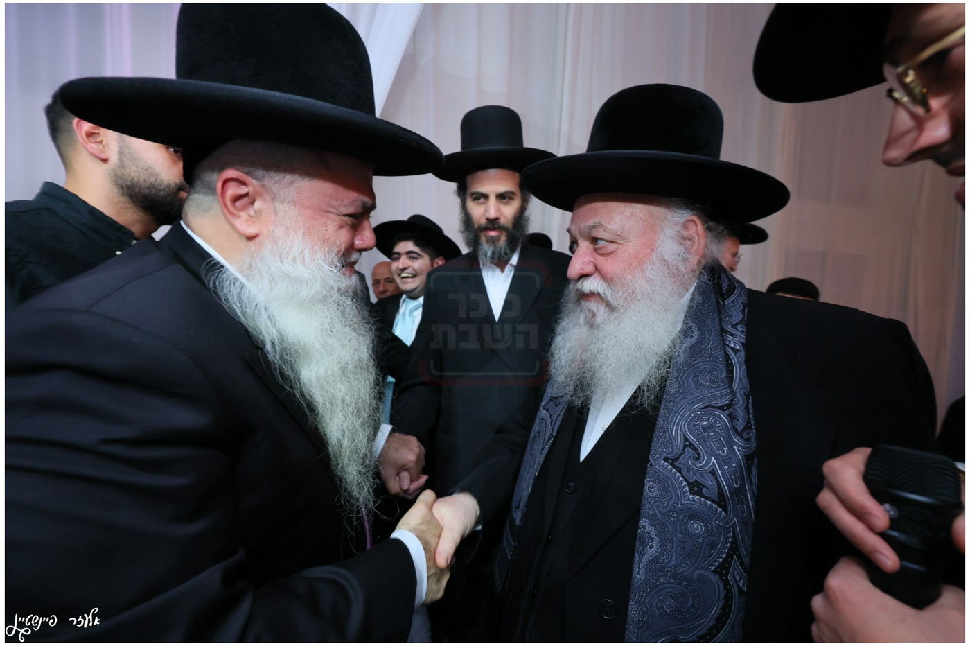 חתונת בת הגאון הרב יגאל כהן עם בן הגאון הרב אליהו שטרית