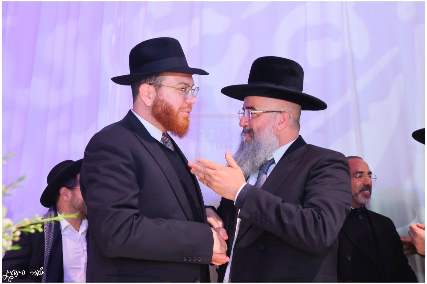 חתונת בת הגאון הרב יגאל כהן עם בן הגאון הרב אליהו שטרית