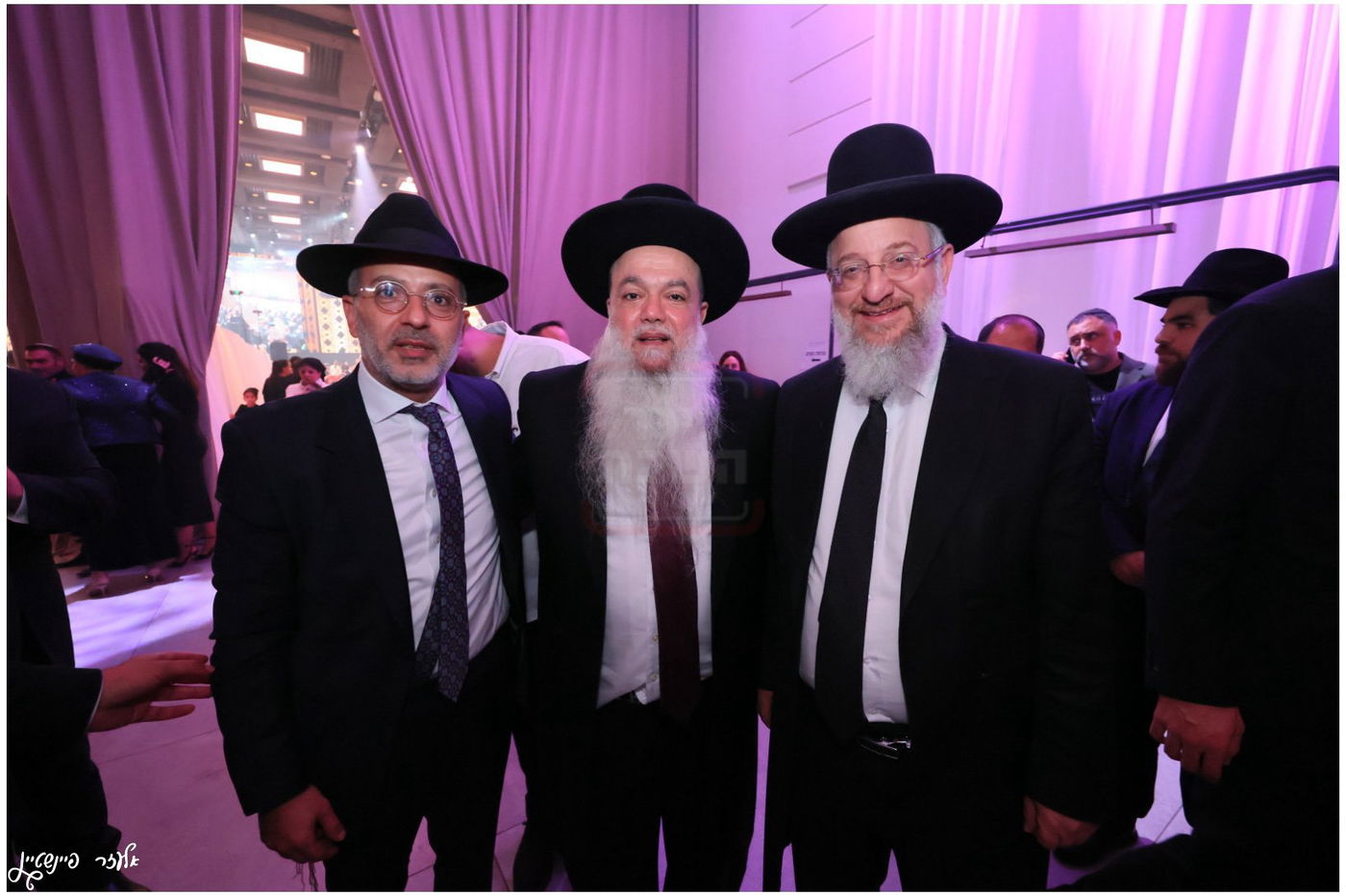 חתונת בת הגאון הרב יגאל כהן עם בן הגאון הרב אליהו שטרית