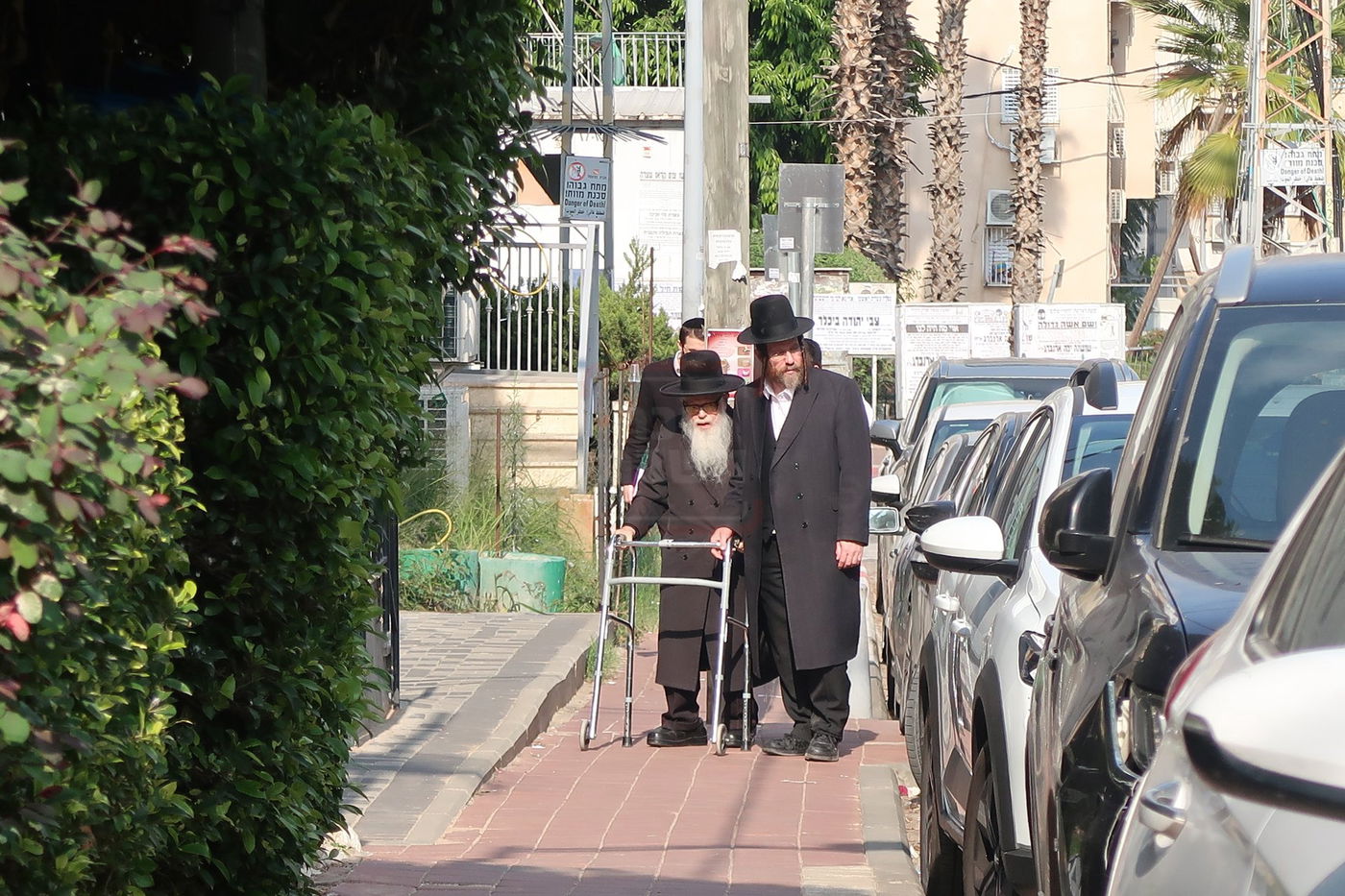 הערשי הולצר עם הרב קליין