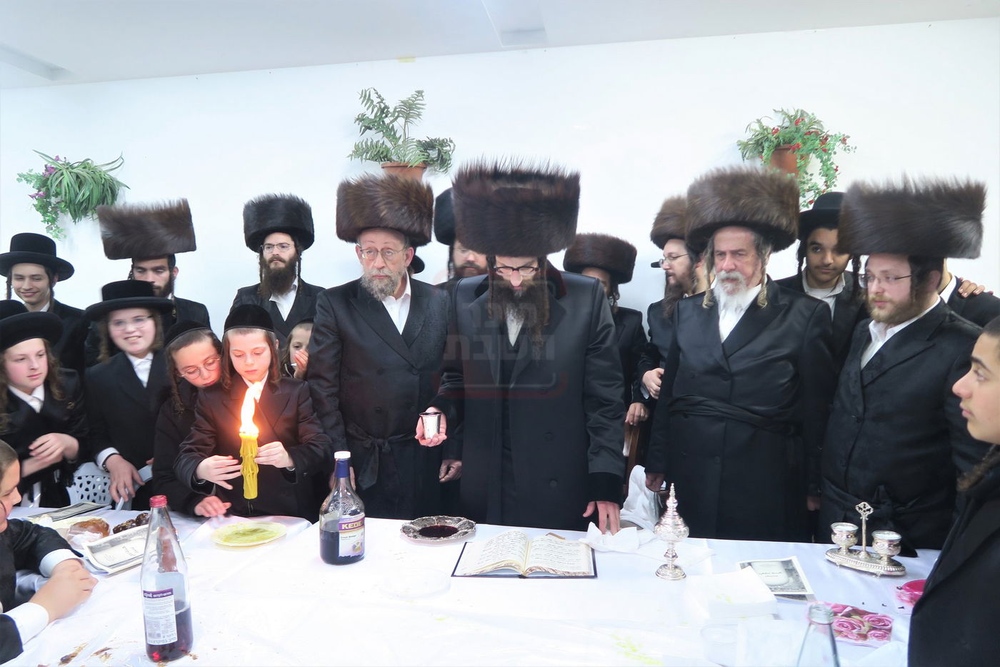 האדמו"ר מישועות יעקב סקולען, שבת במירון