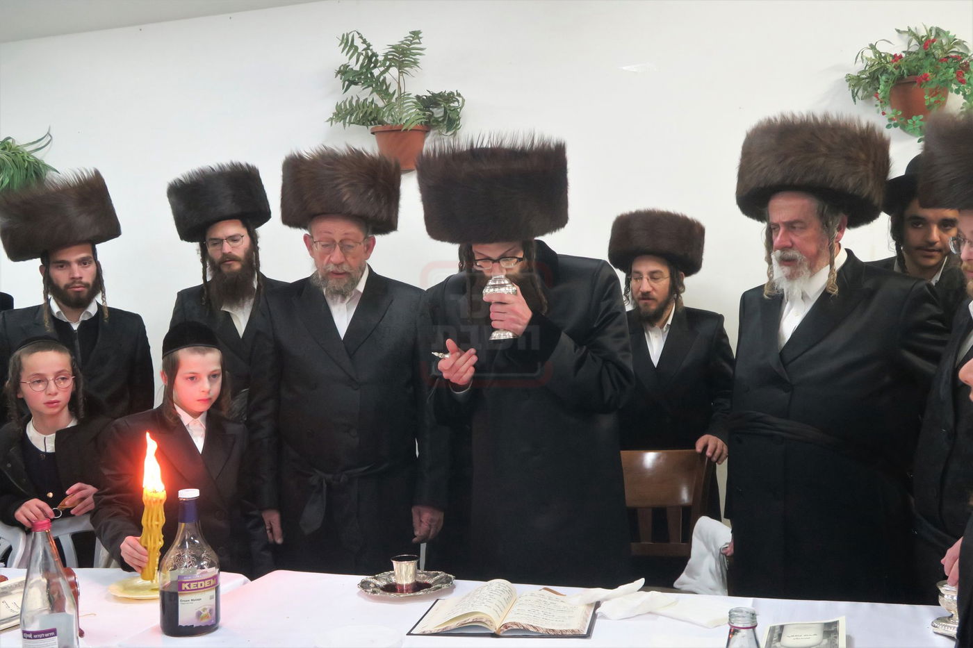 האדמו"ר מישועות יעקב סקולען, שבת במירון