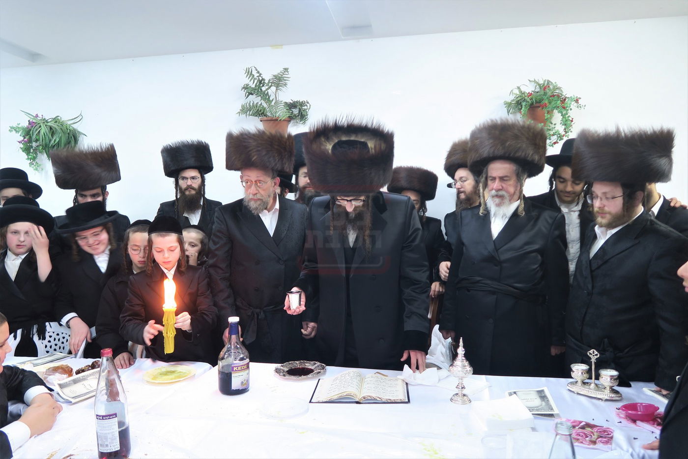 האדמו"ר מישועות יעקב סקולען, שבת במירון