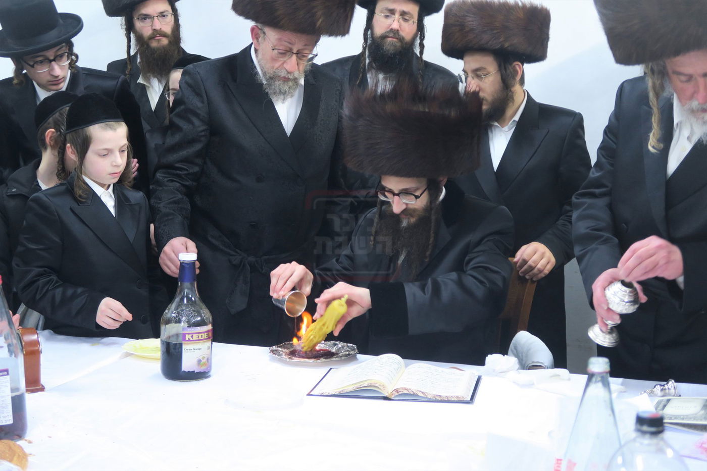 האדמו"ר מישועות יעקב סקולען, שבת במירון