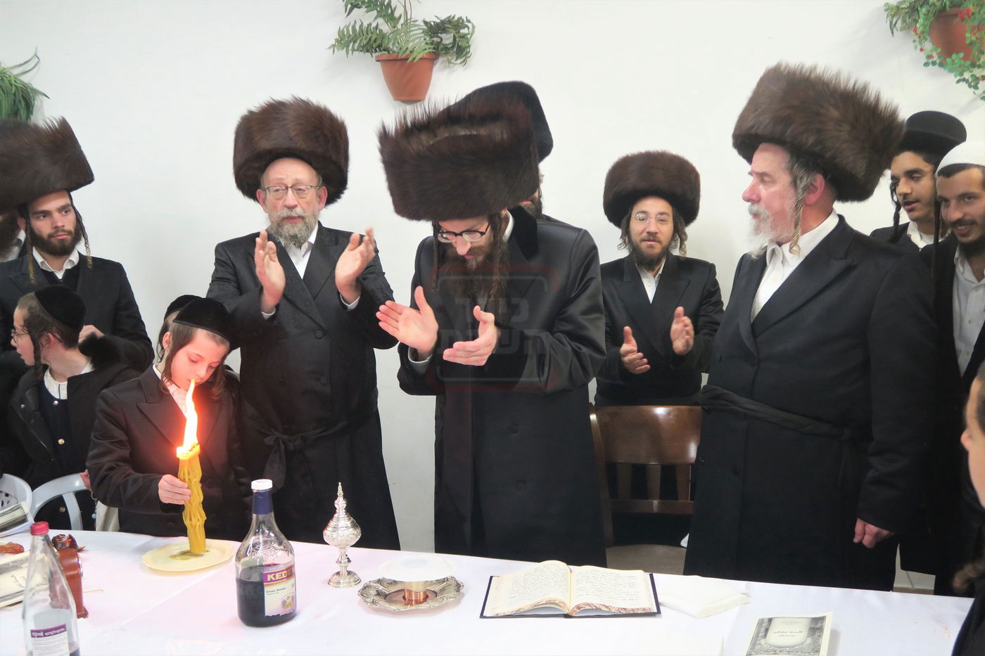 האדמו"ר מישועות יעקב סקולען, שבת במירון