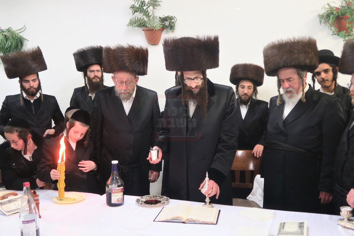 האדמו"ר מישועות יעקב סקולען, שבת במירון