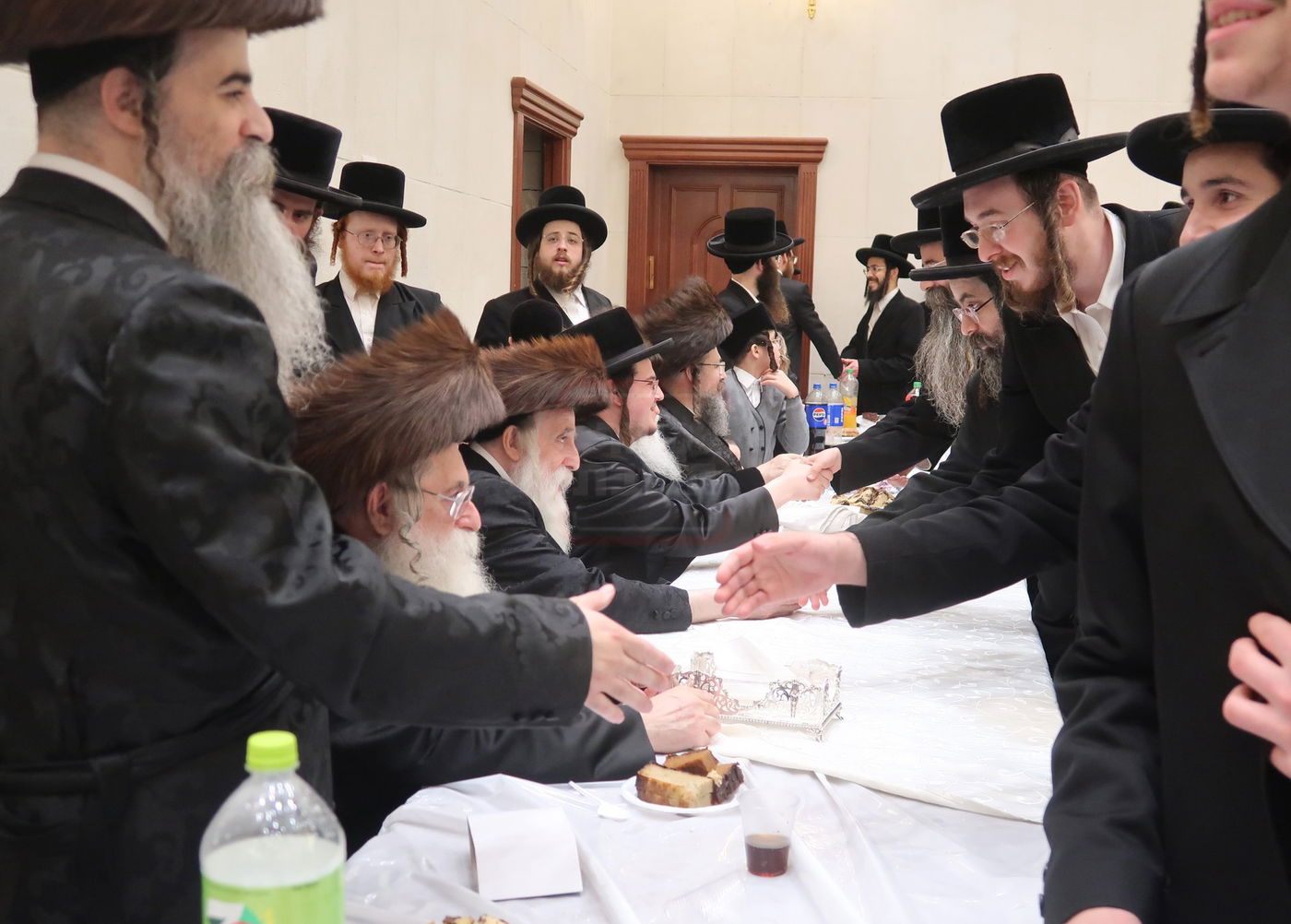 שמחת בית מכנובקא בעלזא - ראצפערט - האלמין