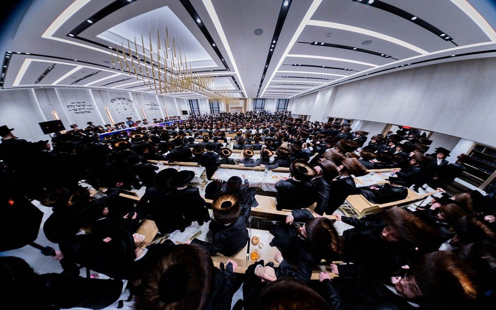 חנוכת ביהמ"ד "ישראל שלום" בסאטמר