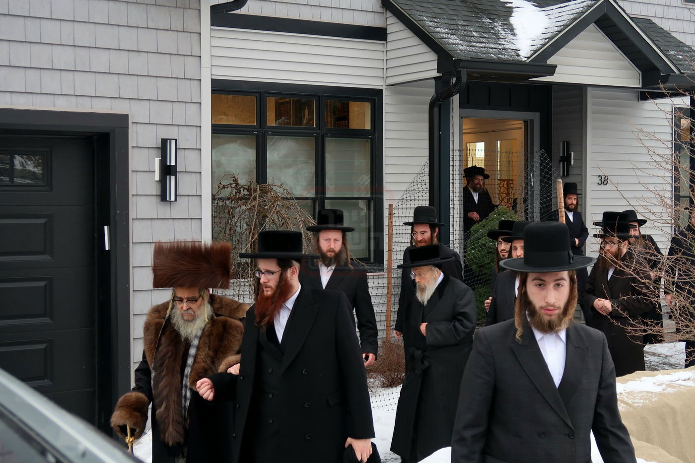 האדמו"ר מסאטמר בביקור אצל האדמו"ר מפינסק קרלין