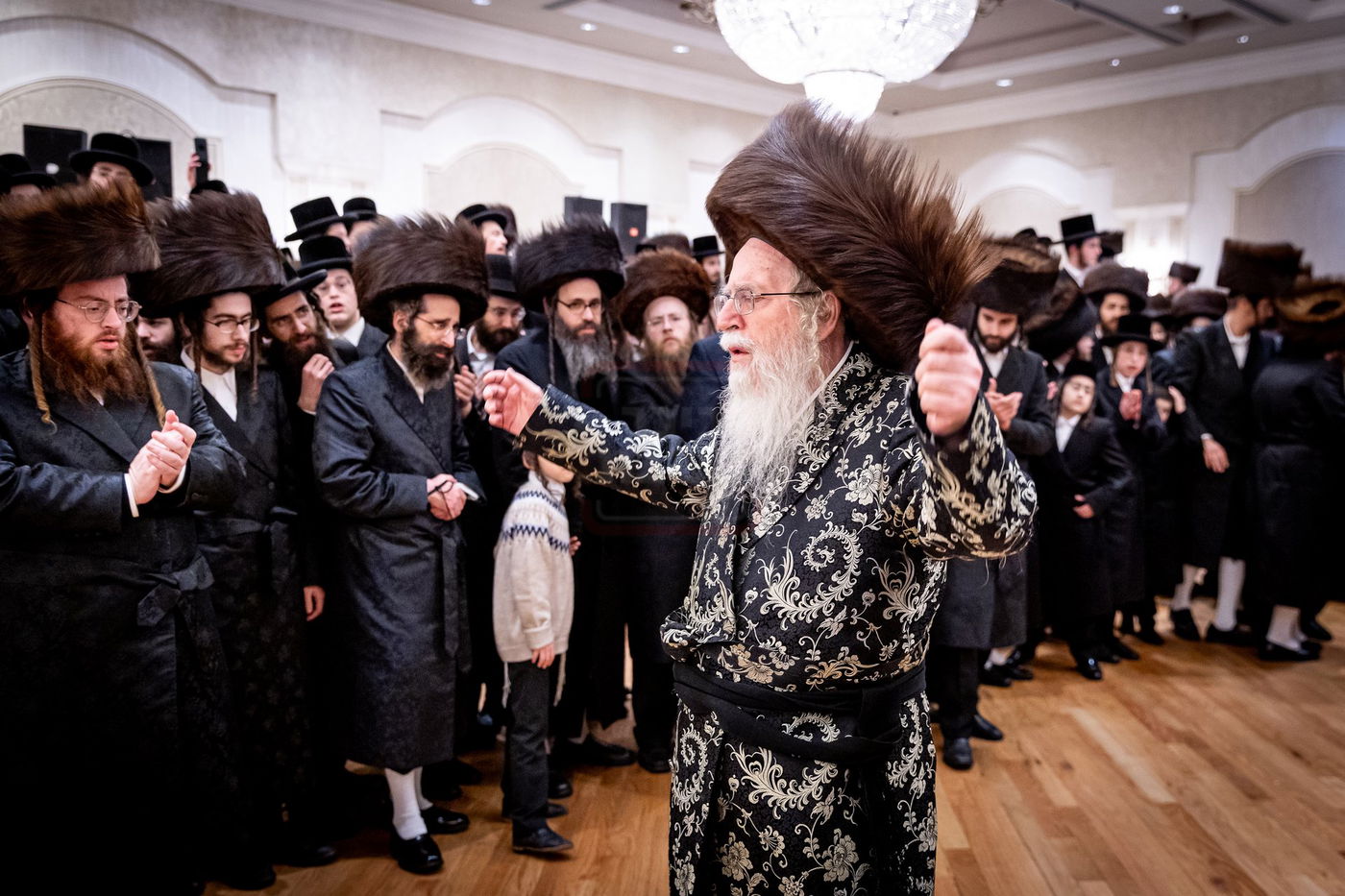 שמחת בית קרית צאנז ירושלים - אודווארי - קאסוב ויזניץ