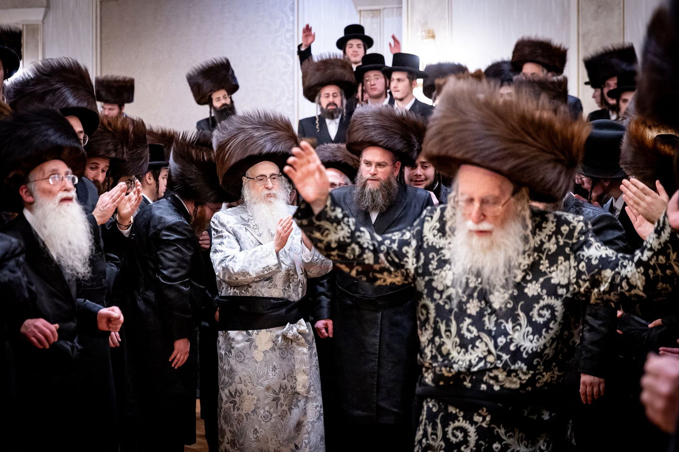 שמחת בית קרית צאנז ירושלים - אודווארי - קאסוב ויזניץ