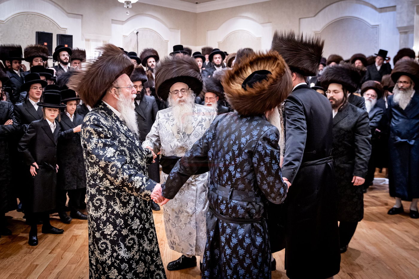 שמחת בית קרית צאנז ירושלים - אודווארי - קאסוב ויזניץ