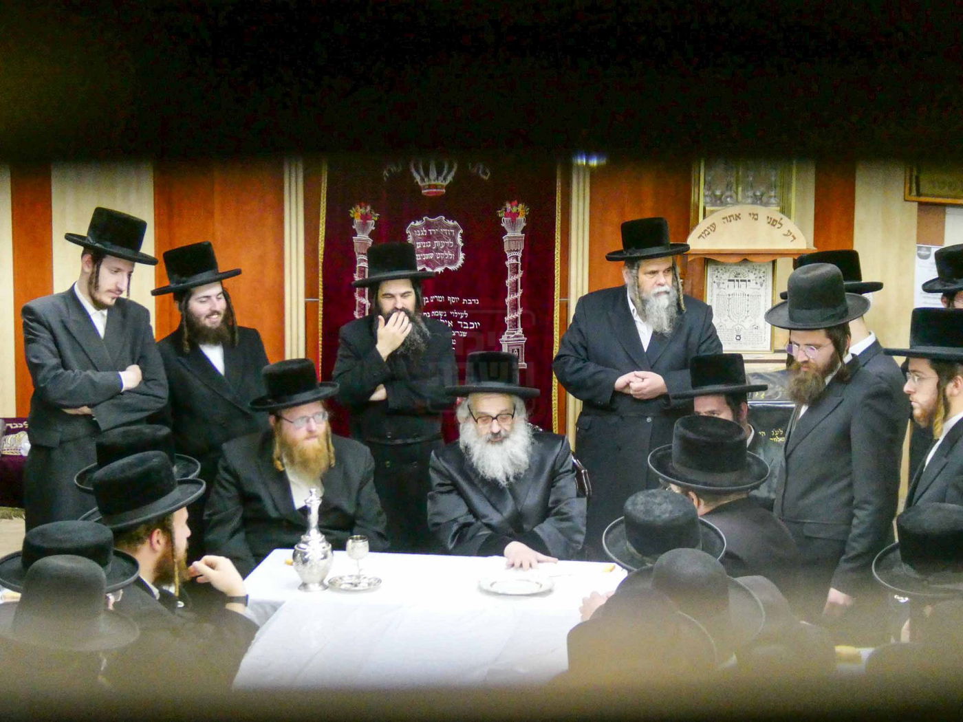 האדמו''ר מויז'ניץ בית שמש בביקור בעמנואל