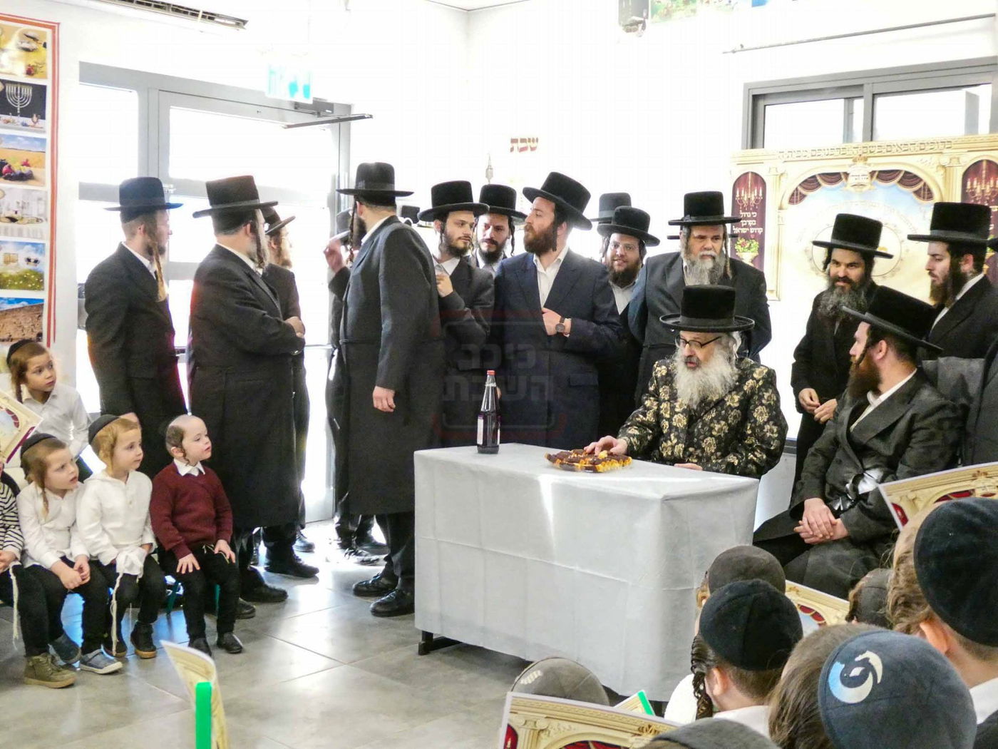 האדמו''ר מויז'ניץ בית שמש בביקור בעמנואל