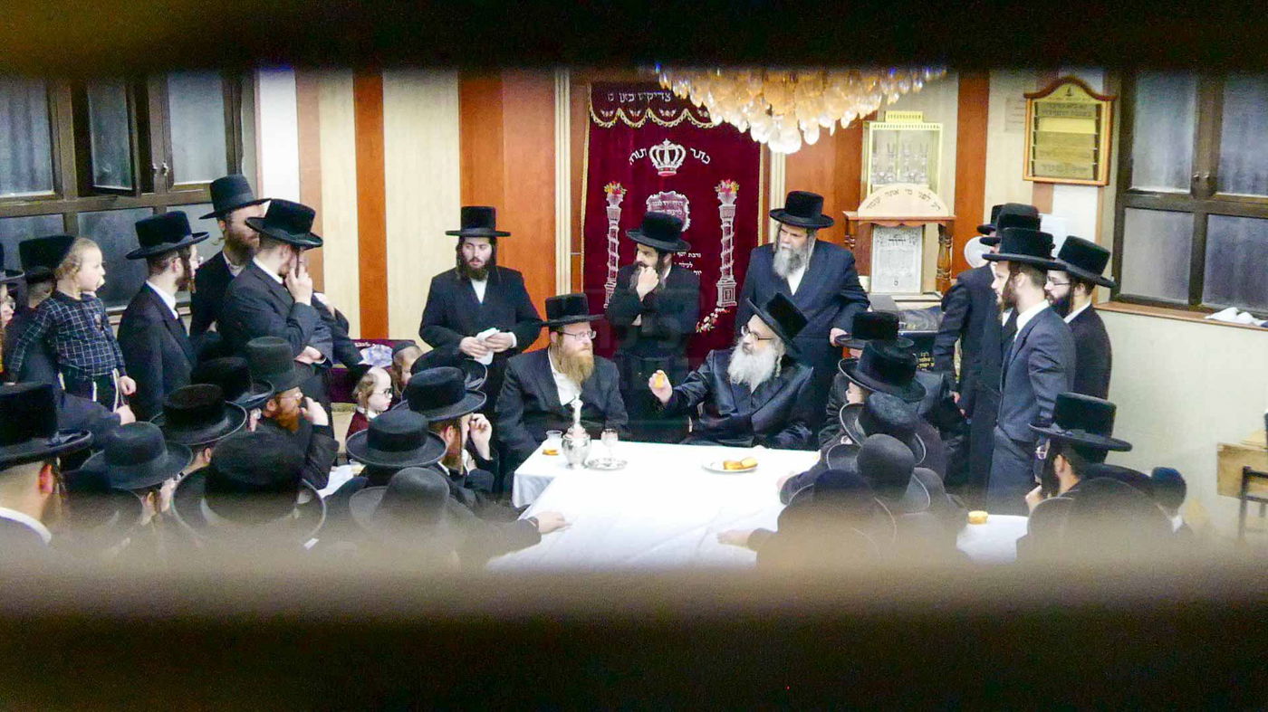 האדמו''ר מויז'ניץ בית שמש בביקור בעמנואל