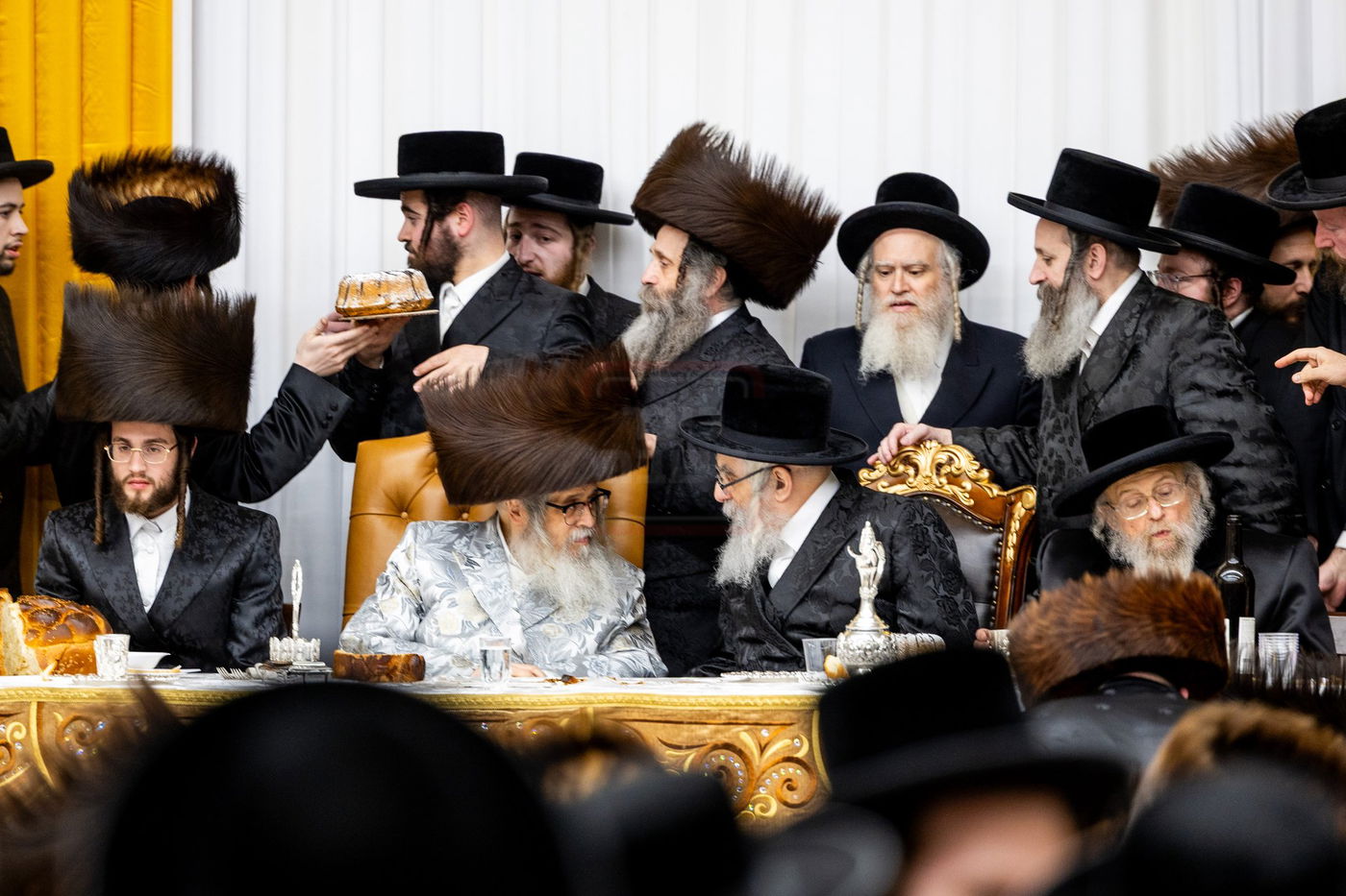 האדמו"ר מויז'ניץ מונסי בשמחה