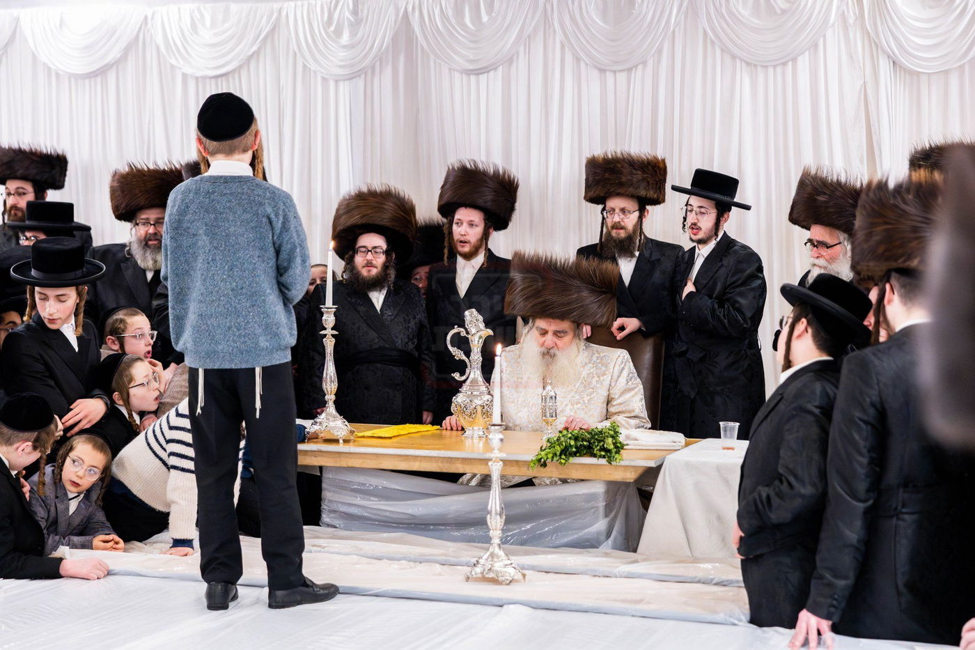 האדמו"ר מקראלי מוצ''ש בקרית יואל