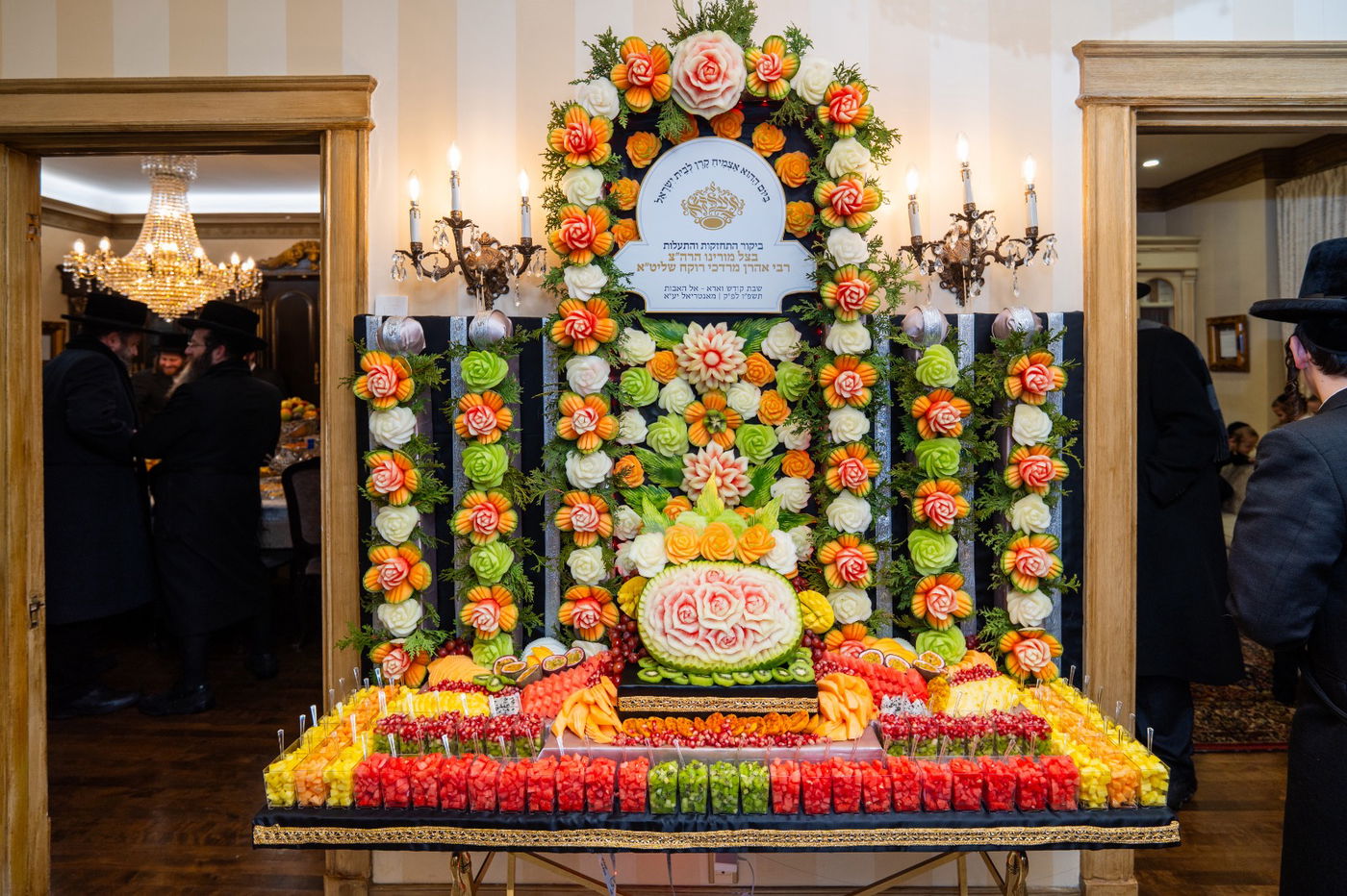 הרה"צ רבי אהרן מרדכי רוקח בביקור במומטריאול