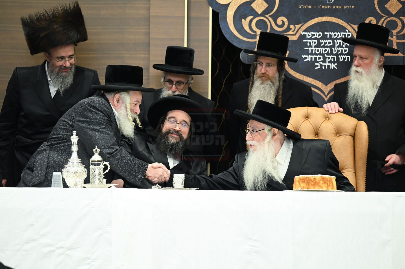 האדמו"ר מצאנז בביקור בלייקווד