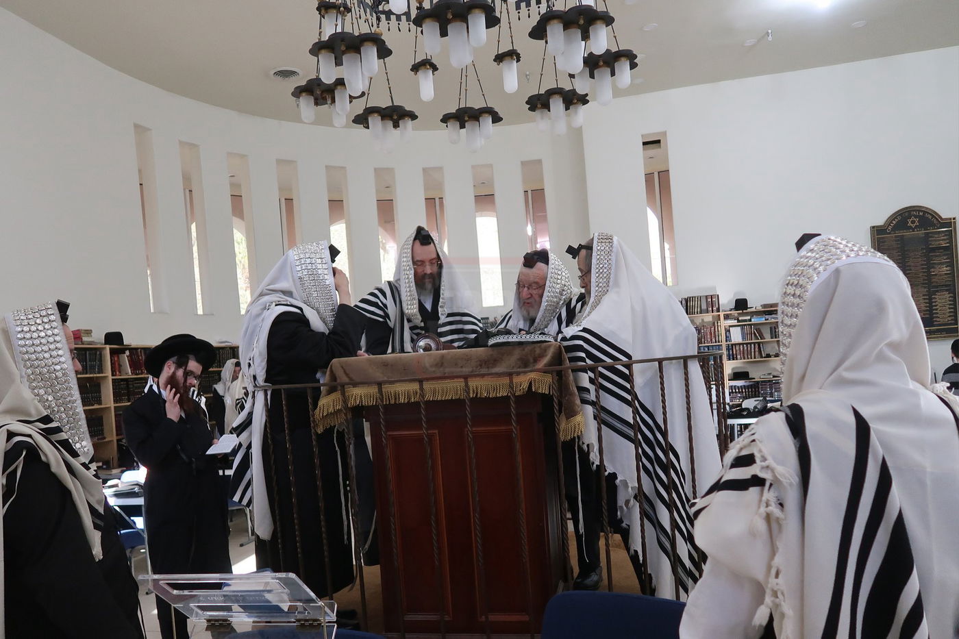 האדמו"ר מסאטמר במנוחה בפאלם ספרינגס 