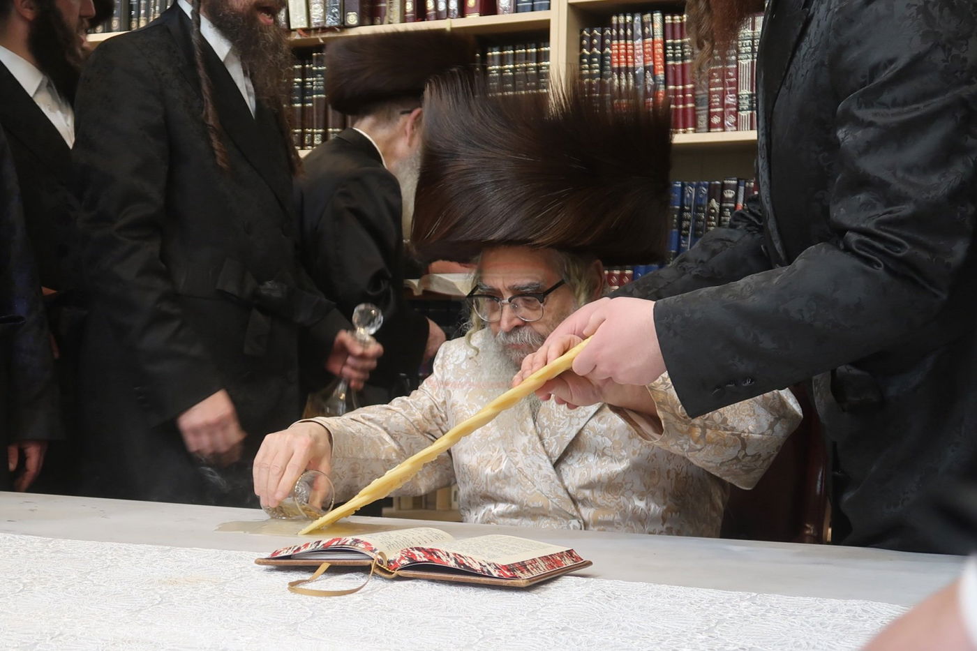 האדמו"ר מסאטמר במנוחה בפאלם ספרינגס 