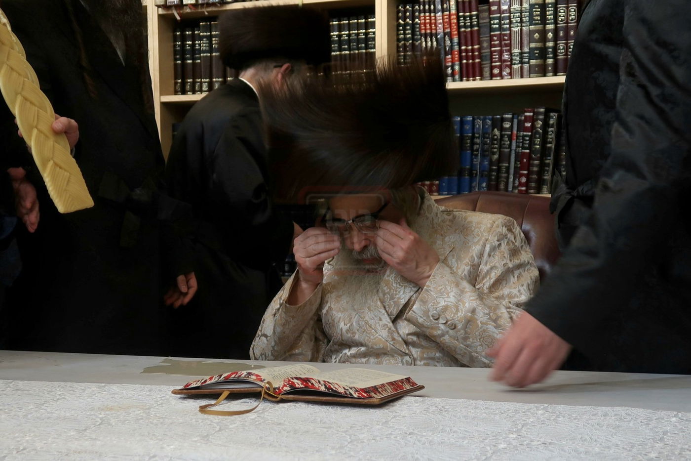 האדמו"ר מסאטמר במנוחה בפאלם ספרינגס 