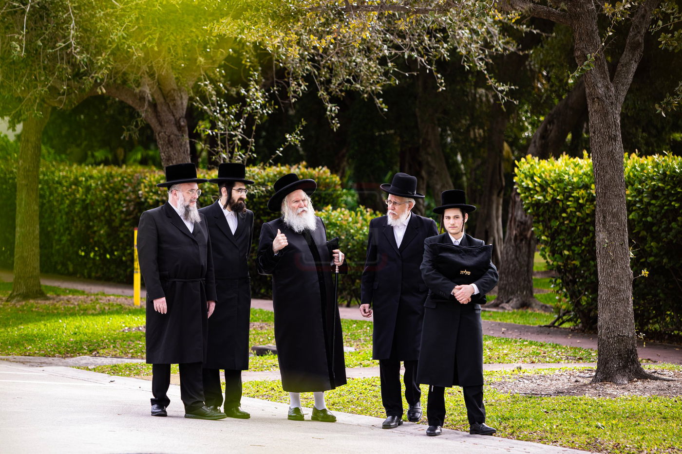 האדמו"ר מבאבוב במנוחה בפלורידה