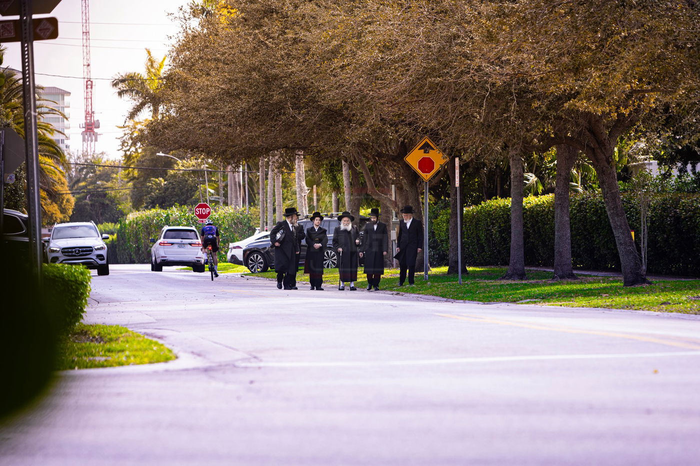 האדמו"ר מבאבוב במנוחה בפלורידה