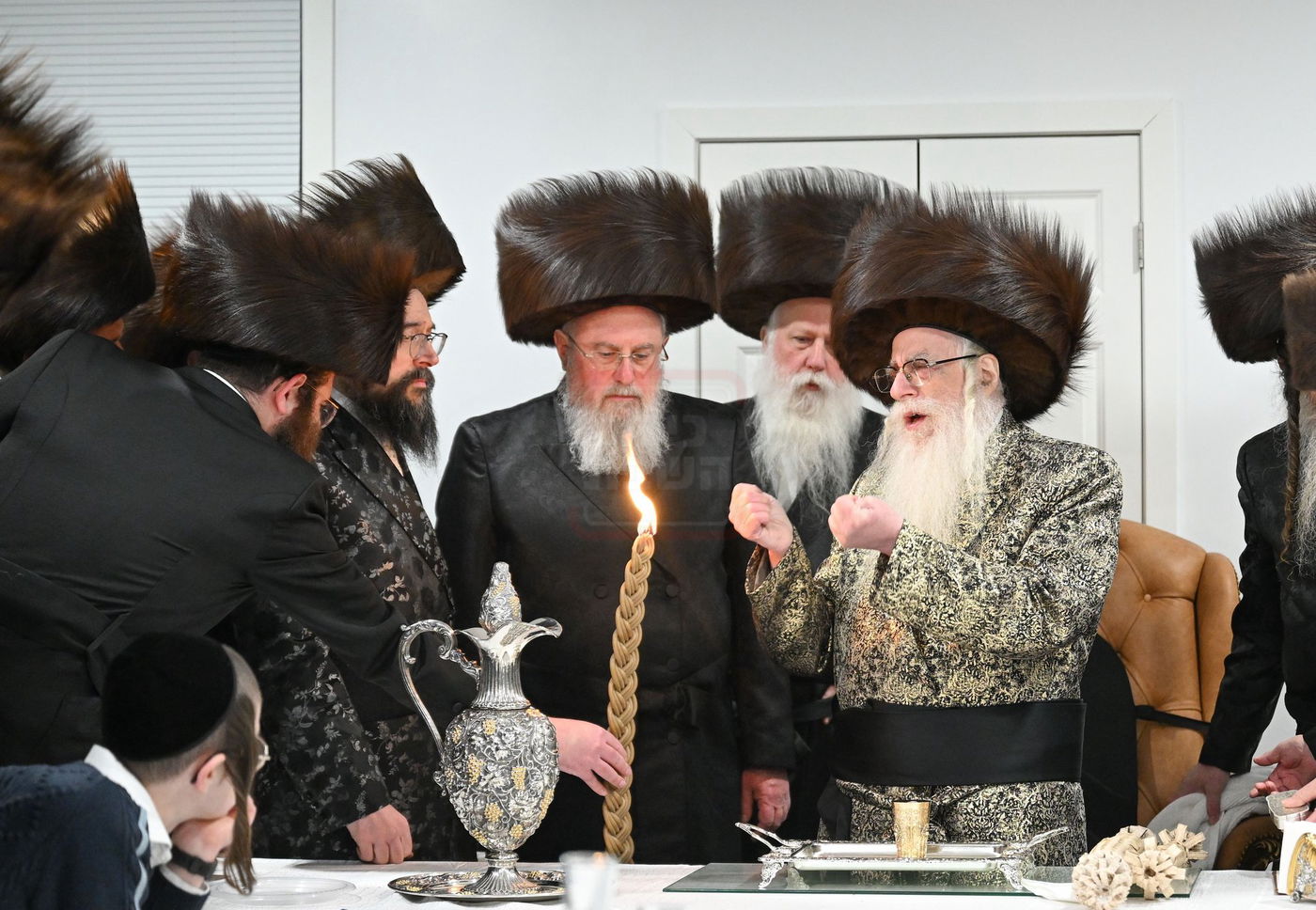 האדמו"ר מצאנז שבת במונסי