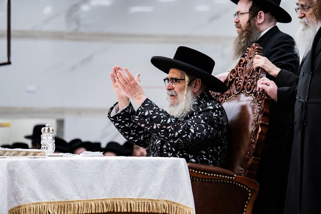 האדמו"ר מסאטמר בטיש ט"ו בשבט