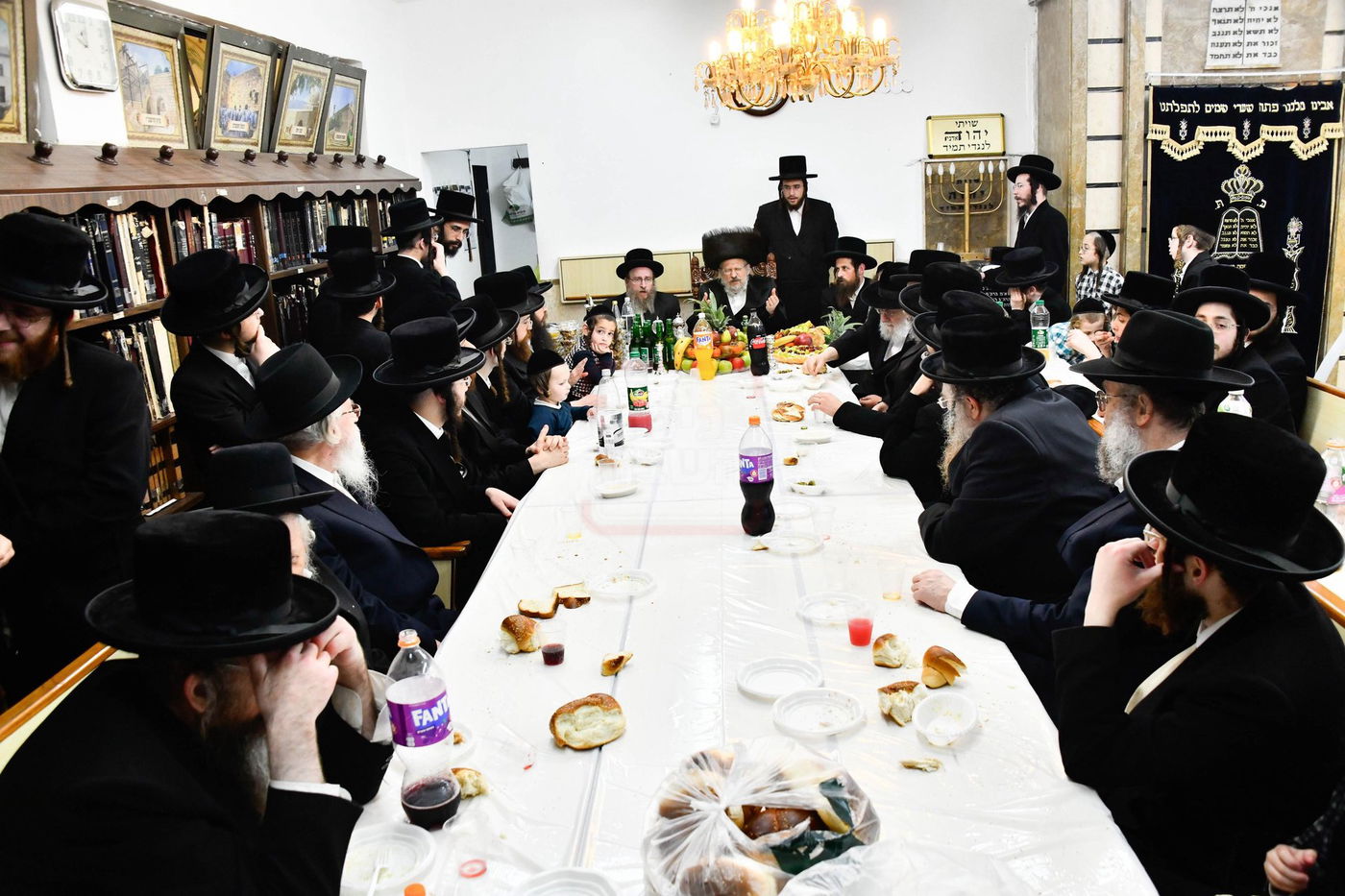 האדמו"ר מאנטניא בטיש ט"ו בשבט