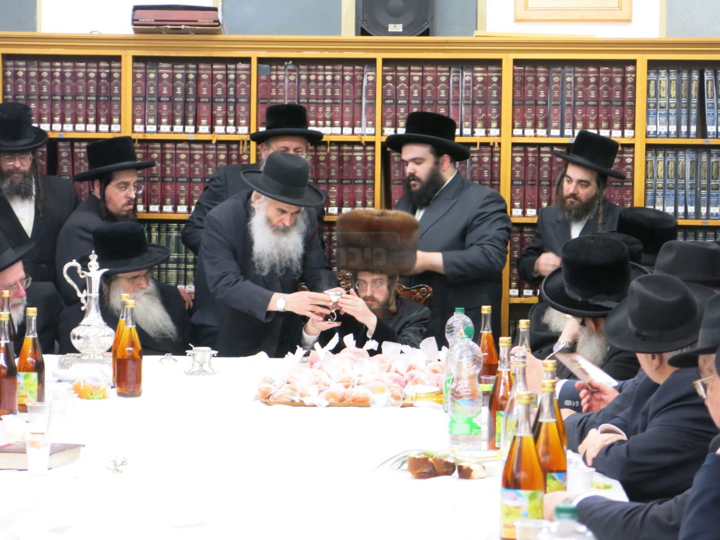 האדמו"ר מסאדיגורה בטיש ט"ו בשבט באנטווערפן