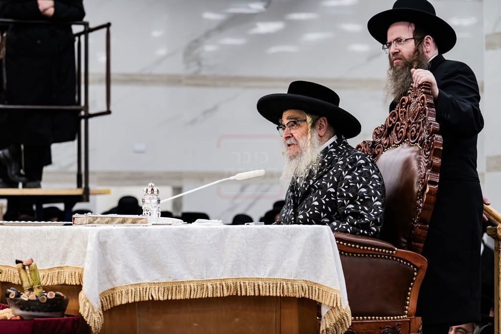 האדמו"ר מסאטמר בטיש ט"ו בשבט