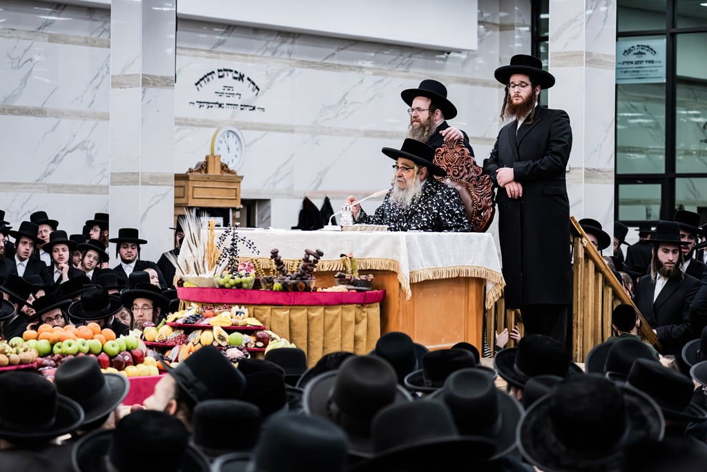 האדמו"ר מסאטמר בטיש ט"ו בשבט