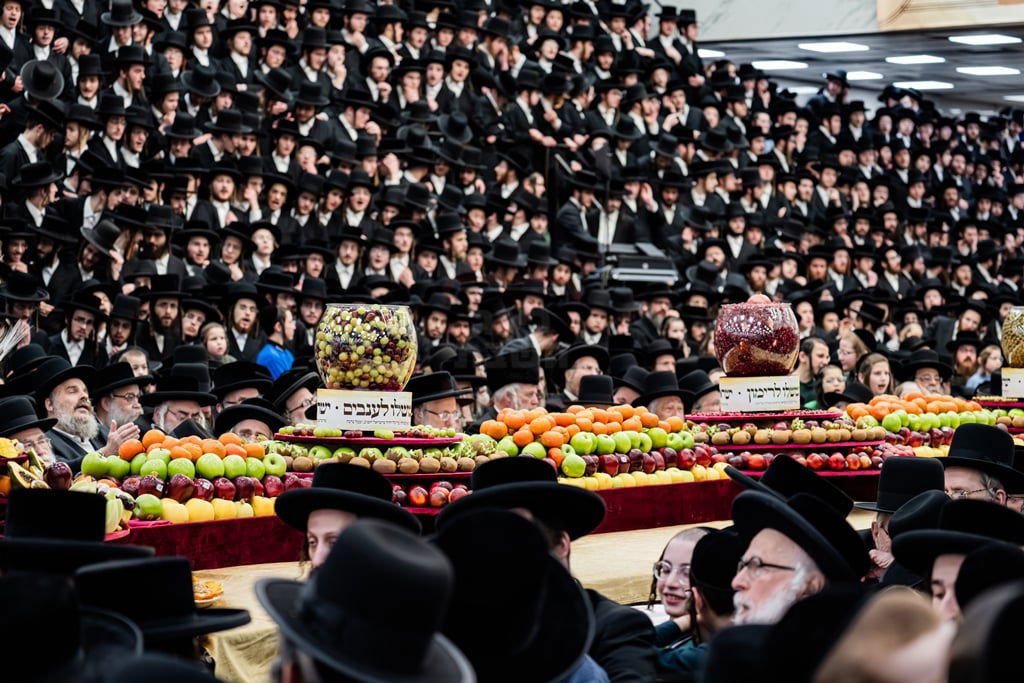 האדמו"ר מסאטמר בטיש ט"ו בשבט