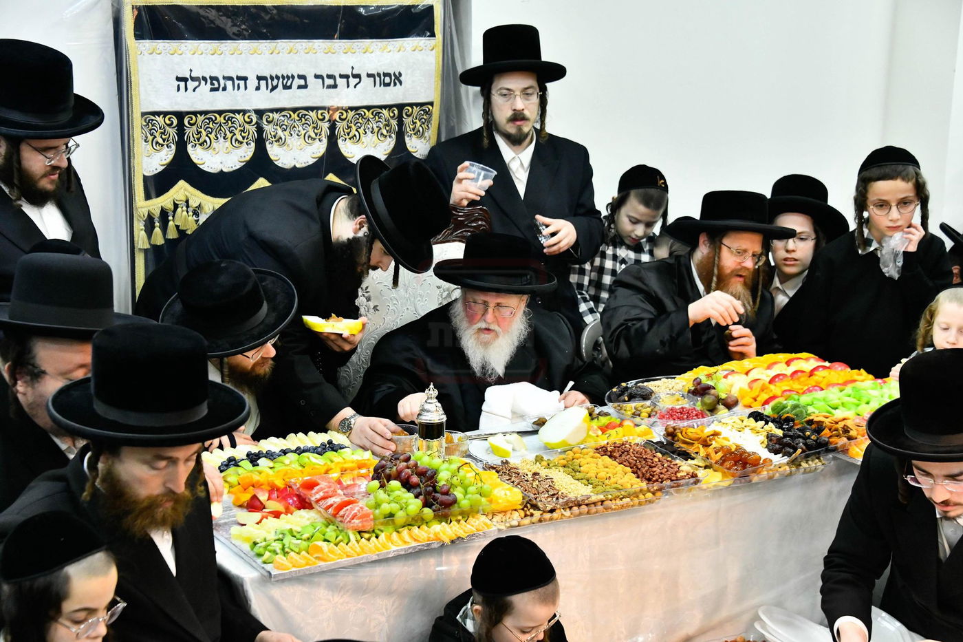 האדמו"ר מסאסוב בטיש ט"ו בשבט