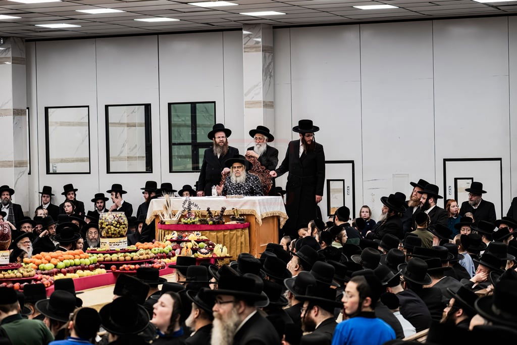 האדמו"ר מסאטמר בטיש ט"ו בשבט