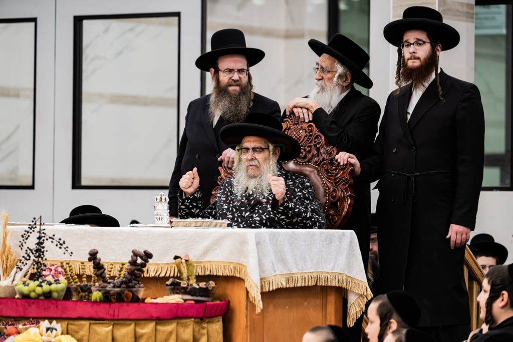 האדמו"ר מסאטמר בטיש ט"ו בשבט