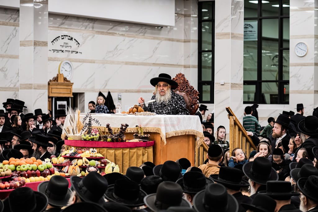 האדמו"ר מסאטמר בטיש ט"ו בשבט