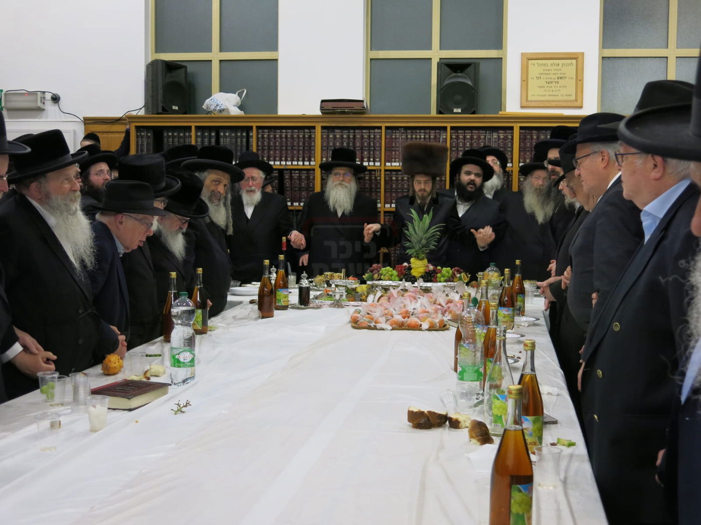 האדמו"ר מסאדיגורה בטיש ט"ו בשבט באנטווערפן