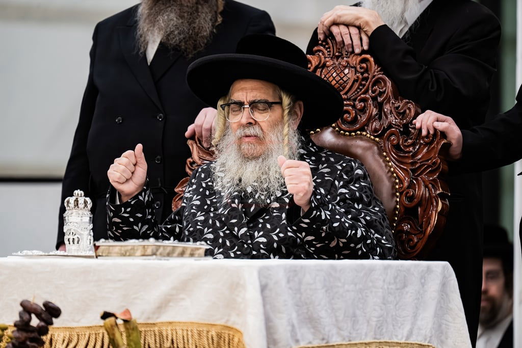 האדמו"ר מסאטמר בטיש ט"ו בשבט