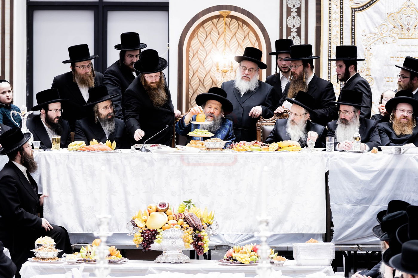 האדמו"ר מבאבוב 45 בטיש ט"ו בשבט