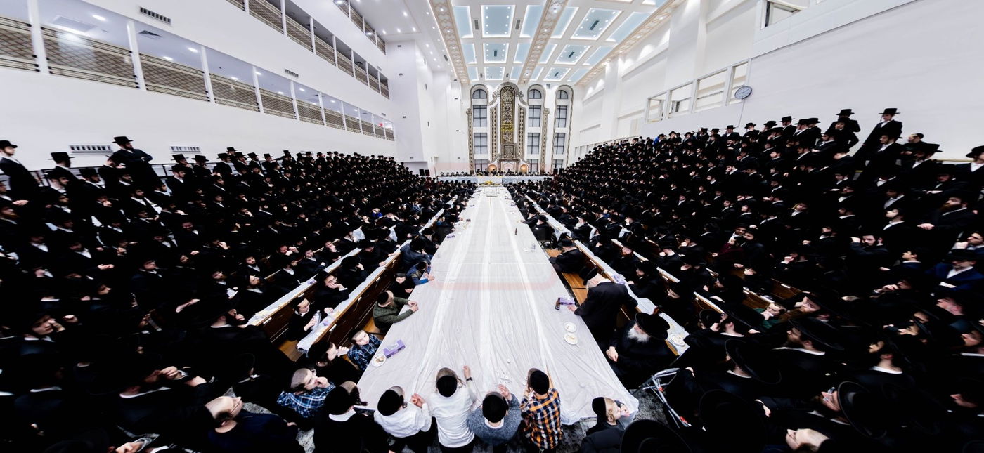 האדמו"ר מבאבוב 45 בטיש ט"ו בשבט