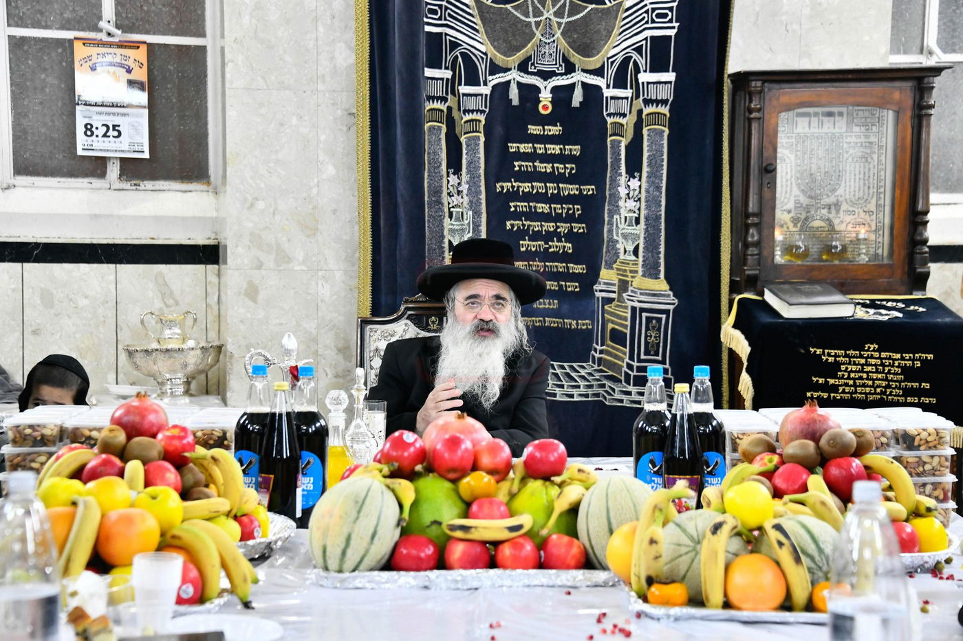 האדמו"ר מלעלוב ירושלים בטיש ט"ו בשבט