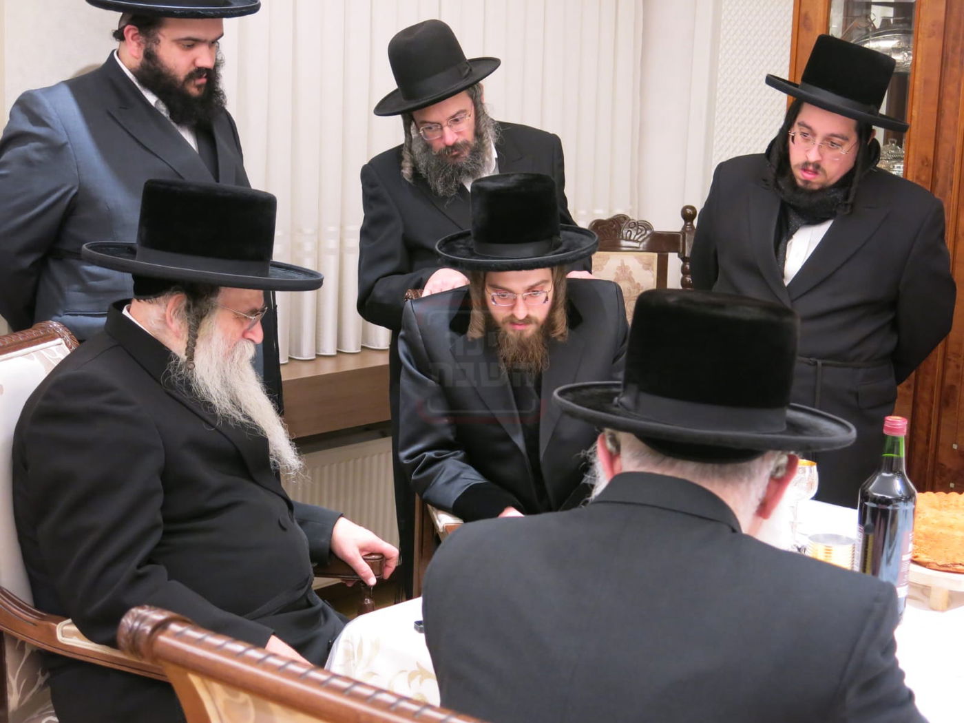 האדמו"ר מסאדיגורה בביקור אצל גאב"ד אנטווערפן 