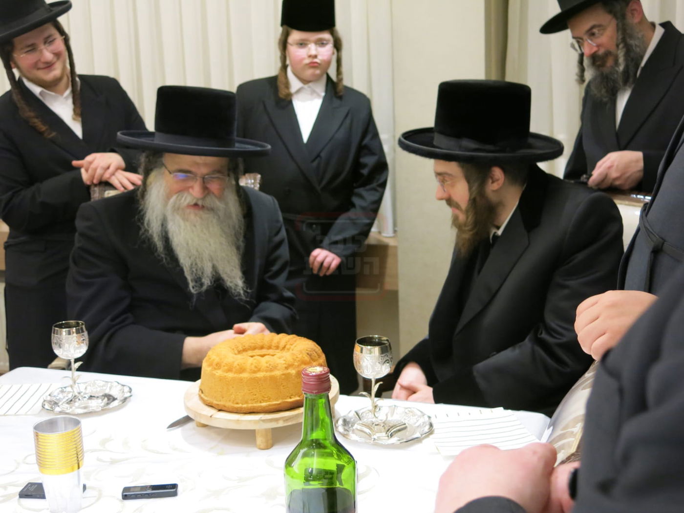 האדמו"ר מסאדיגורה בביקור אצל גאב"ד אנטווערפן 